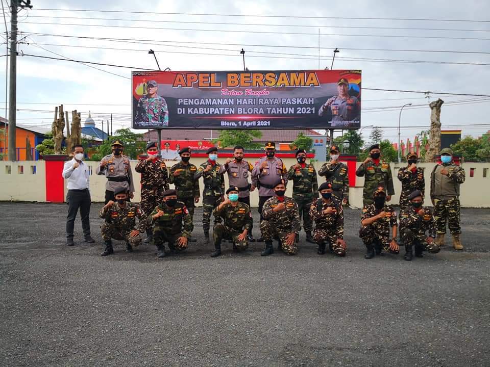 Hari ini, Kamis 1 April 2021, Bersama <a href="/polresblora/">Polres Blora</a> Apel siaga dalam rangka hari raya paskah 2021

#ansorblora #banserblora