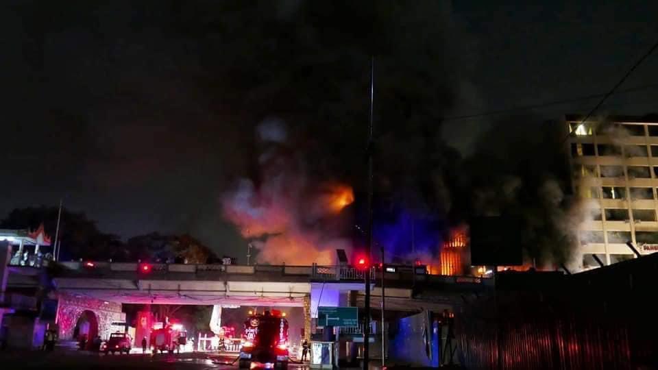 Update on Ruby Mart:

Terrorists (#Myanmar security forces) shot at the people tried to extinguish the fire. Railway employee, a woman was shot dead, her two children were abducted and her body was taken away by Terrorists, Khit Thit Media reports. 

#WhatsHappeningInMyanmar