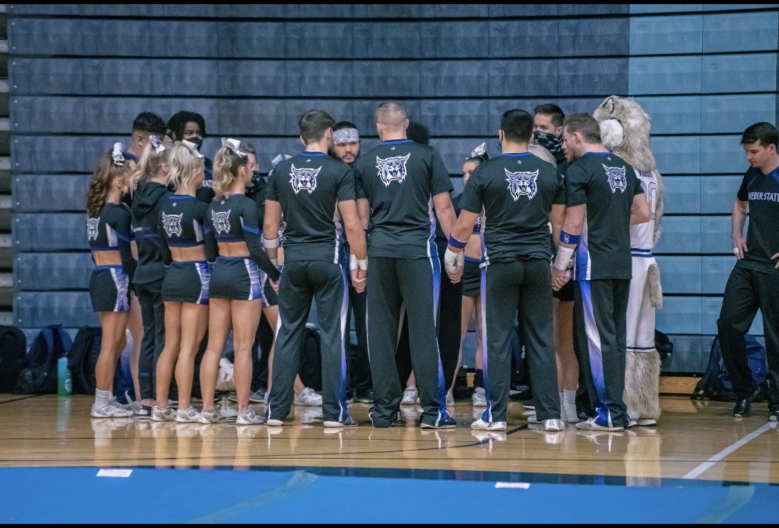 booshslays's tweet photo. The countdown begins 😼 #weberstatecheer #coviddaytona https://t.co/1nCloEOMwR