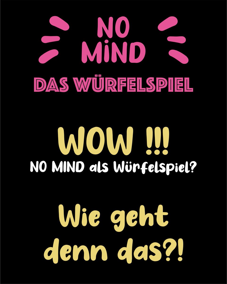 FairplayMagazin's tweet photo. Endlich erscheint der lang ersehnte Nachfolger des beliebten NOMIND. Mit NOMIND - DAS WÜRFELSPIEL katapultiert der No Box Verlag erneut ein ganzes Genre auf eine völlig andere Ebene.
#Brettspiele https://t.co/WB7R9i312L