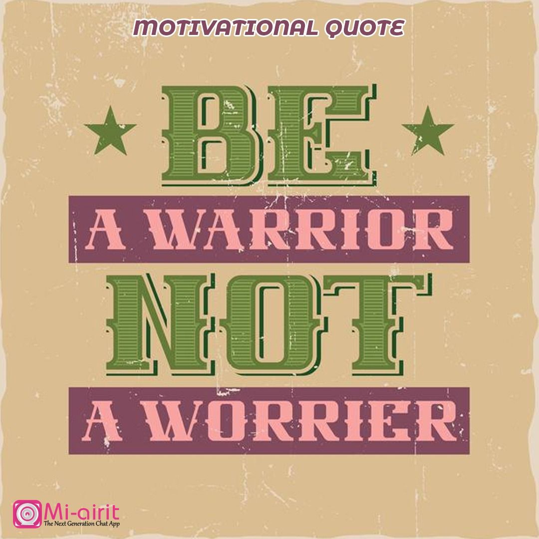 appairit's tweet photo. A warrior does not give up what he loves, he finds the love in what he does
#MotivationTime
#Motivation time!
To know more about the #MiAirit App
do visit our website:- https://t.co/gedncJGIvT
#vocalforlocal #Motivationalquotes #India #chatapp #businesschatapp #sociamedi https://t.co/YONd8vt4q9
