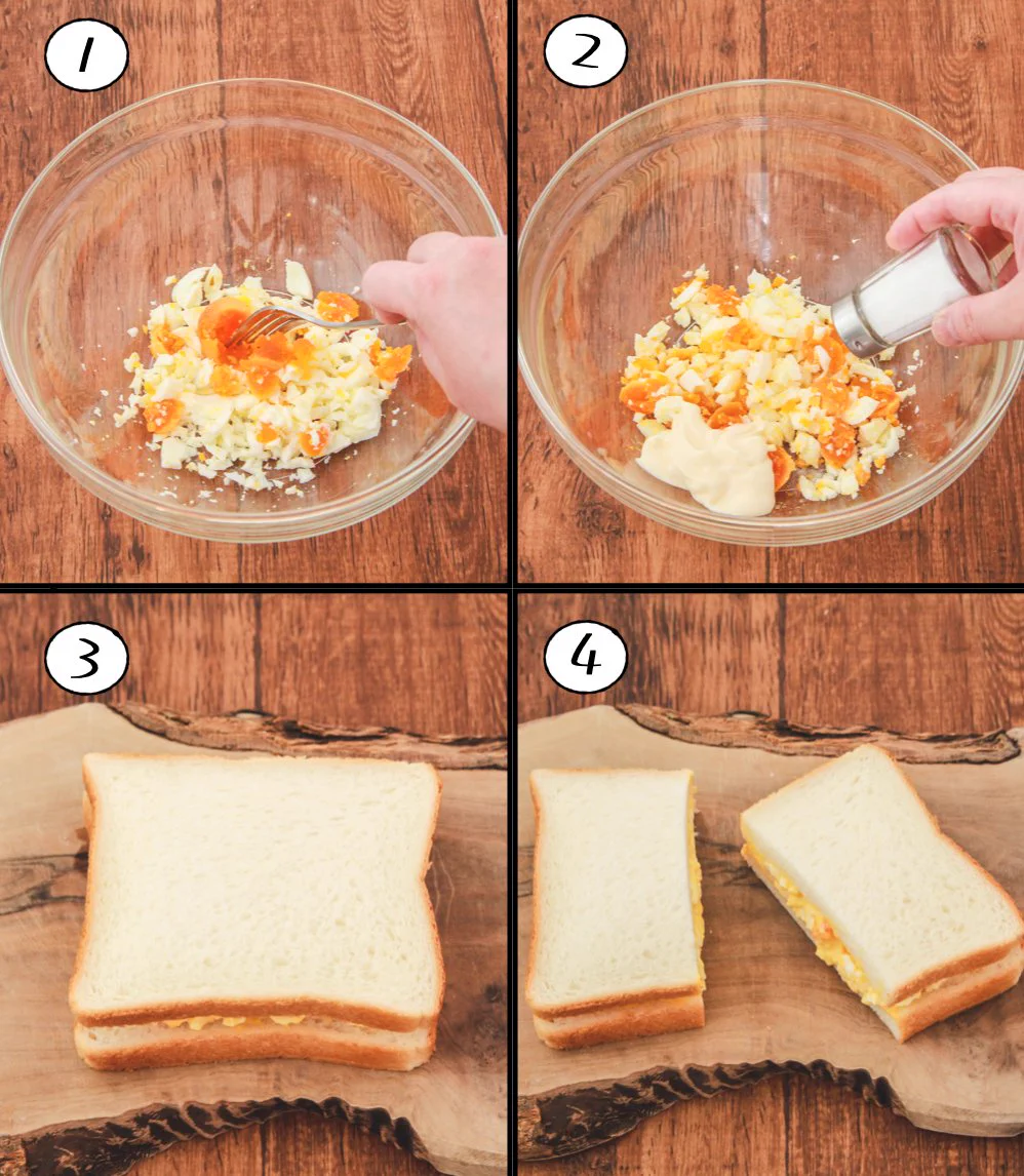 ポイントはあれを加えること？！美味しい「たまごサンド」の作り方！