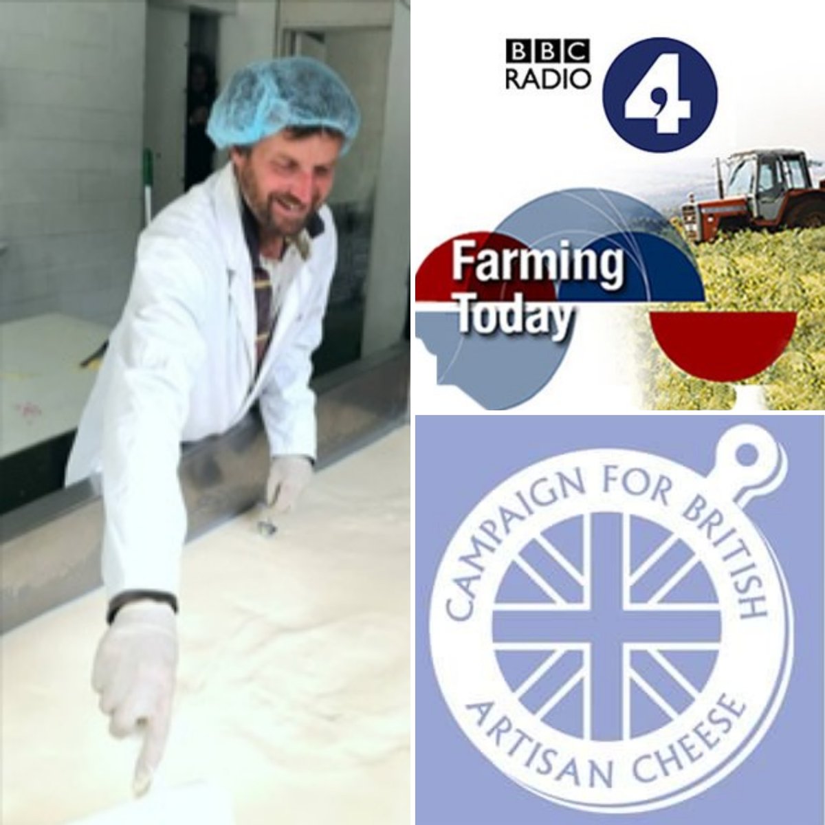 francisgimblett's tweet photo. Meet Your Cheesemaker is on @BBCFarmingToday tomorrow Friday 2 April with @CazGraham1

It's part of the Campaign for British Artisan Cheese, which aims to help struggling dairy farmers diversify into cheesemaking or connect them with cheesemakers.

Let me know if you can help. https://t.co/VxJdMkikfV