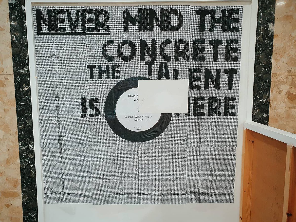 CDN_zine's tweet photo. I wanted to put the record straight but somehow I seem to have missed at least one panel to print for each of these walls 😂😂😂 progress on my @centralewhitgift #arttrail #mural #art #centrale #croydon #london #wheatepaste #wheatepasteart #vinyl #music #musiccity @CR0streetArt https://t.co/Jw6nGs77iB