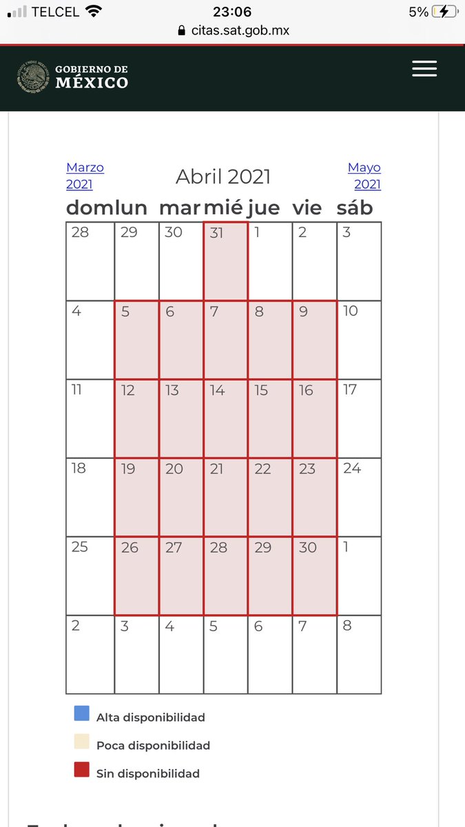 dulcebonni's tweet photo. @SATMX 4 meses intentando agendar una cita entrando a la página con cada vez más frecuencia. ¡SOLUCIÓN POR FAVOR! https://t.co/wwymxrigwn