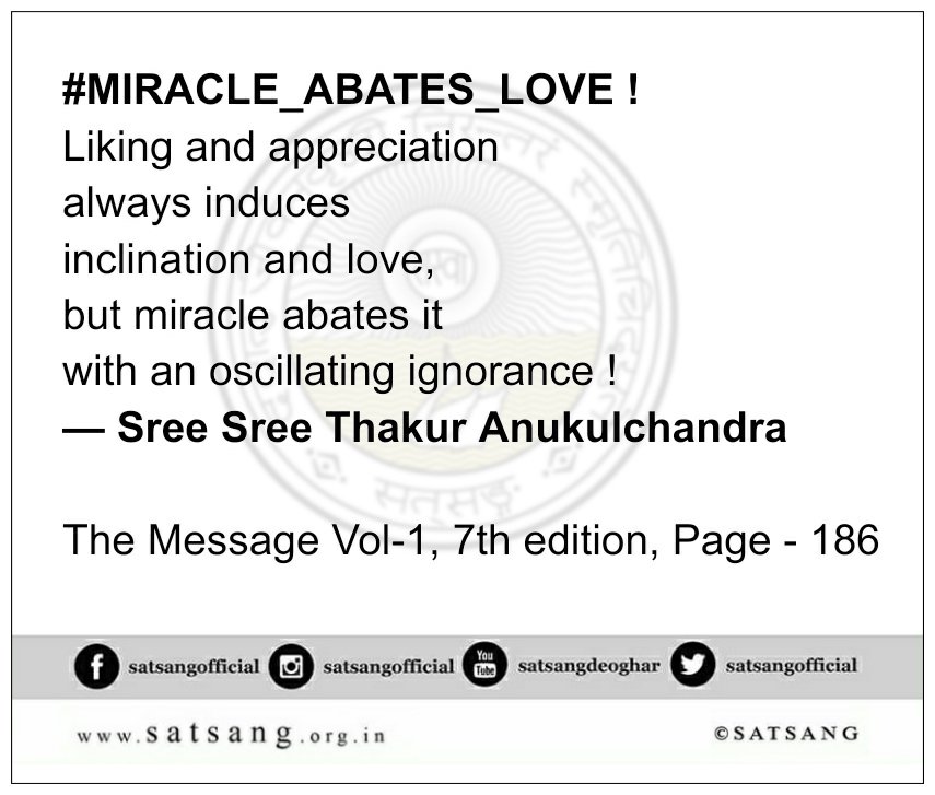 satsangofficial's tweet photo. VTE336:
#TheMessage #TheMessageVol1 #MIRACLE_ABATES_LOVE ! https://t.co/YeCMCf1xIP