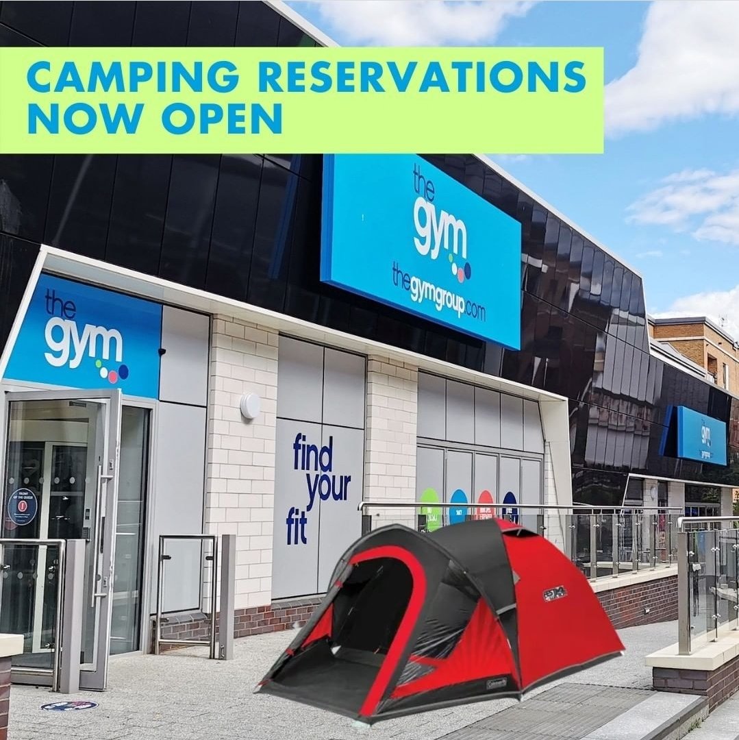 Keen to reserve your space on the squat rack? Want to make sure you get your treadmill? You can now reserve a camping spot outside your favourite gym to make sure you're the front of the queue on 12th April! Head to thegymgroup.com/april1st to reserve your spot!