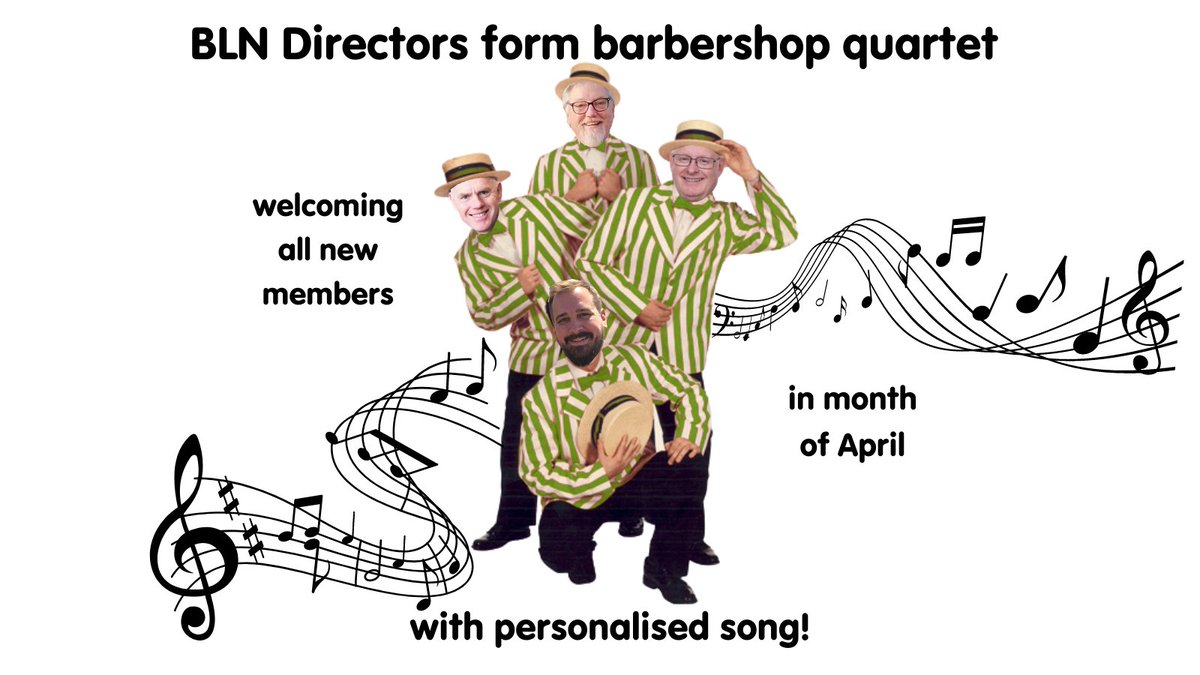 Good Morning all!  

So who's first in line to be serenaded by our 'fab four'? 😉

They take requests too! 🎵
.
.
.
.
.
.
.
.
.
.
#BuyLocalNorfolk #aprilfools