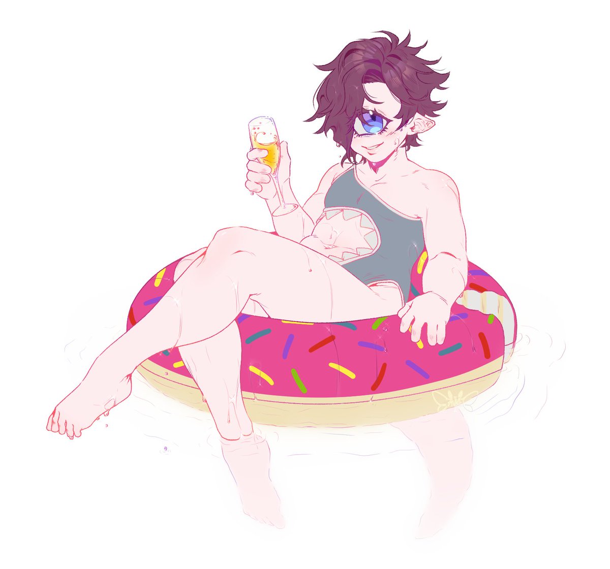 CyclopsFyn's tweet photo. Enjoying Spring Vacation with a Mai Tai~
π¨: @7aikei
#cyclopsart #springbreakart #sharkswimsuit #maitai #cuteart https://t.co/2NCxAd4IHD