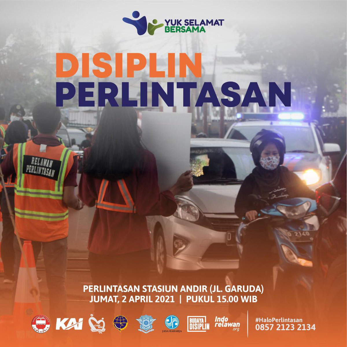 Via <a href="/EdanSepurID/">Komunitas Edan Sepur Indonesia</a> : Libur Panjang tetap harus #BelajarDisiplinBersama untuk #YukSelamatBersama

Hari Jumat, 2 April 2021 di JPL 156, Sta. Andir Jl. Abd. Saleh - Garuda, Jam 15.00 - selesai.
