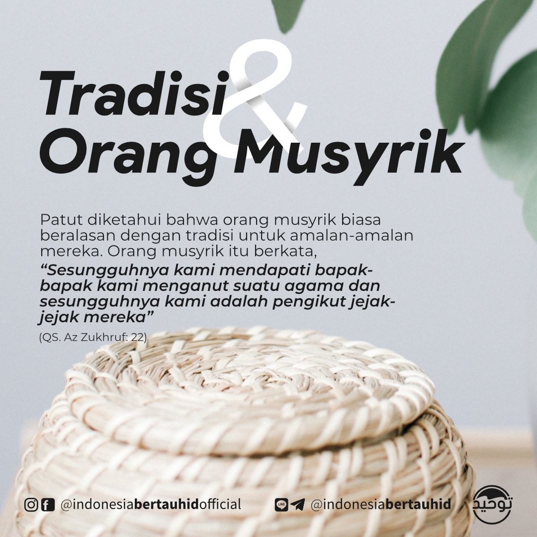Tradisi Orang Musyrik