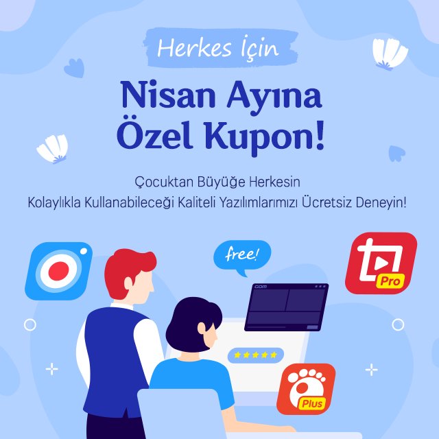 gomlab's tweet photo. Kaliteli GOM Yazılımlarını Ücretsiz Deneme Şansı!🙂 
 İstediyiniz GOM yazılımını hemen indirip sadece Nisan için geçerli olan Ücretsiz Kupon koduyla hiçbir kısıtlama olmadan dilediğinizce kullanın. 
Kupon Kodu için: https://t.co/HbtNLR6K8q
#gomplayer #gommixpro #gomcam https://t.co/mlCWYaMLii