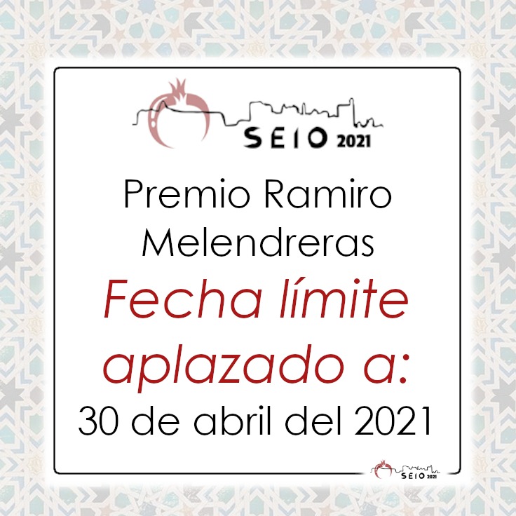 Ampliación de plazo para la presentación de trabajos para el premio Ramiro Melendreras.