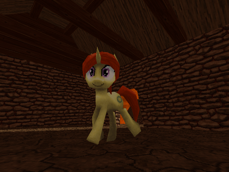 SprakleDev's tweet photo. As you all might remember, HorseGAME is under new management. We're finally ready to unveil the graphical style that HorseGAME now boasts! Gone are the flat colors and wacky shapes! Relive the good old days of playing Quake 1 — but as a tiny horse! https://t.co/EeEJeR9IPU