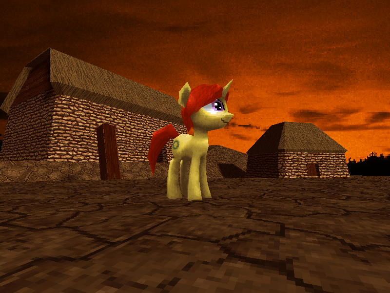 SprakleDev's tweet photo. As you all might remember, HorseGAME is under new management. We're finally ready to unveil the graphical style that HorseGAME now boasts! Gone are the flat colors and wacky shapes! Relive the good old days of playing Quake 1 — but as a tiny horse! https://t.co/EeEJeR9IPU