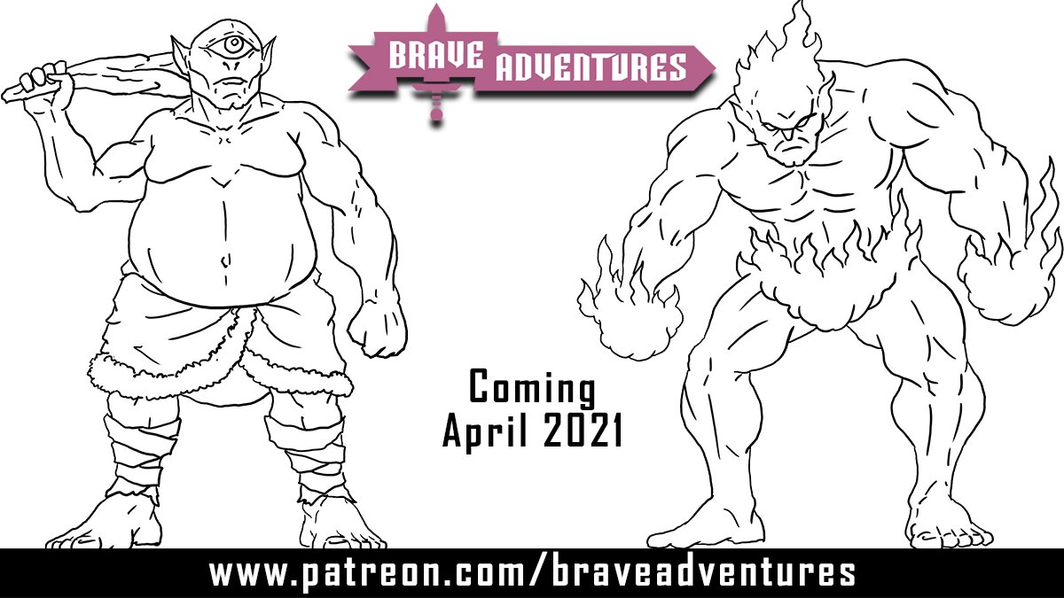 Here is a preview of some new #paperminis by Neil Que that we are releasing on <a href="/ttrpgstudio/">TTRPG Studio</a> later this month! 

Brave Adventures Patreon: patreon.com/braveadventures

TTRPG Studio Beta Info: patreon.com/posts/news-apr…

#braveadventures #ttrpgstudio #dnd #papermini #dnd5e #ttrpgs