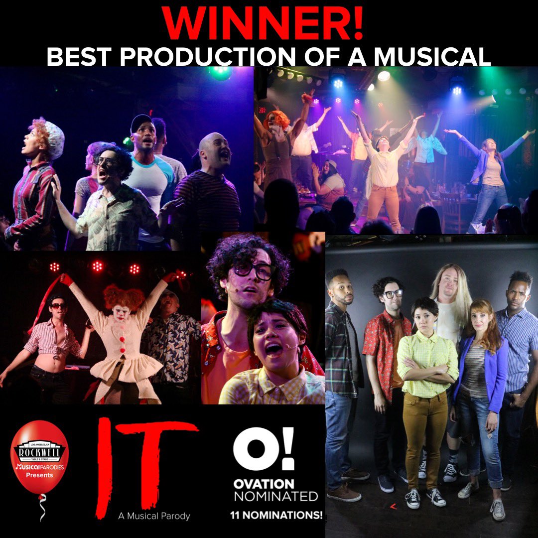 So incredibly proud of my #ithappensatrockwell family. A bright spot in a dark week. Doing this show was a gift in itself; anything on top of that feels like a silly embarrassment of riches. I love my losers. 
♥️♥️🍆