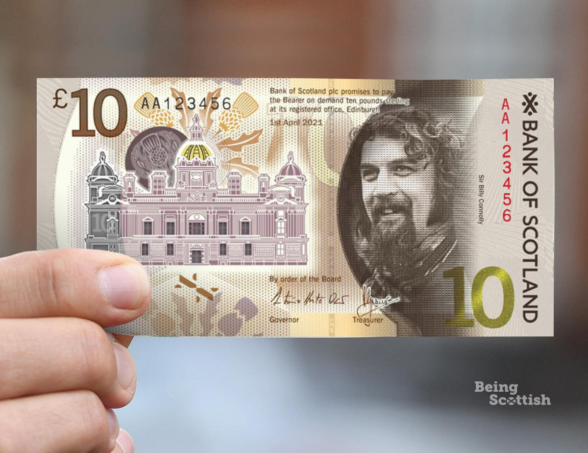 BeingScots's tweet photo. The new Billy Connolly £10 note has been leaked. How amazing does this look? A fitting tribute to the Big Yin. https://t.co/RWAjik0nNn