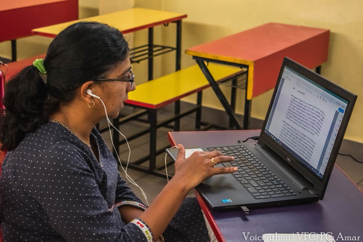 vfcindia's tweet photo. Many faces, ONE voice.
2yrs ago, volunteers gathered for mass recording🎤of books📚for students with visual impairment.

#DhvaniGranth is a cause aimed to provide Visually Impaired students with study materials in audio form🎧
#Voiceathon #VolunteerForaCause #VFCThrowbackThursday https://t.co/26QQ5kDMR0