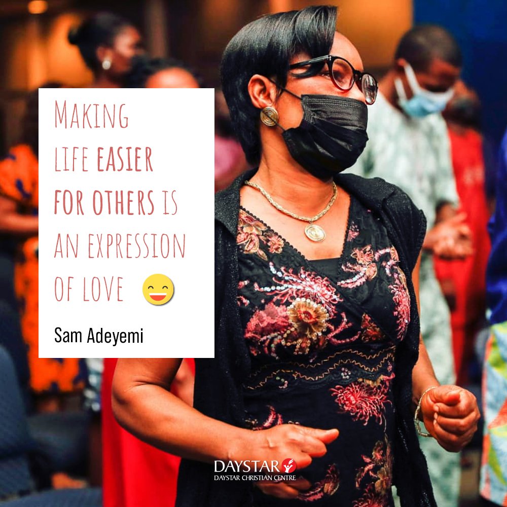 DaystarNG's tweet photo. The major proof that you have love in your heart is helping & giving others. Giving gives your life a sense of meaning
_
@sam_adeyemi
#GodsFinancialSystem #DaystarNG #RaisingRoleModels https://t.co/kXLBWcSVng