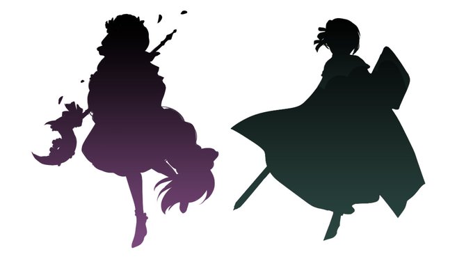シルエットのtwitterイラスト検索結果