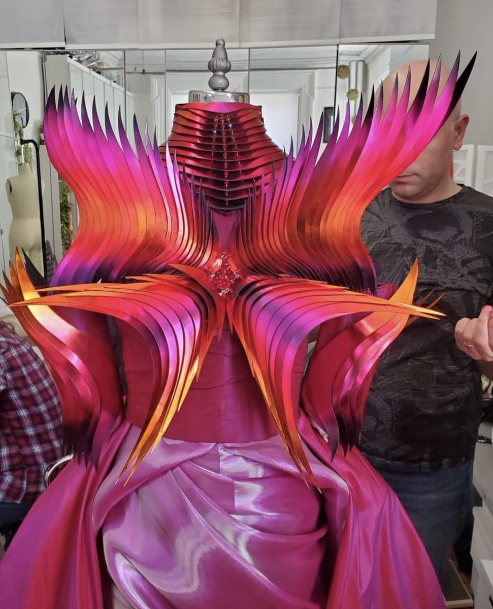 The making of Lady Gaga's dress for the Dom Perignon campaign by NYC  designer Mio Gubernic