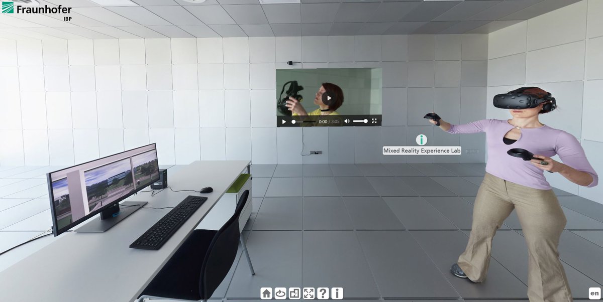Fraunhofer_IBP's tweet photo. Neue 360°-Einblicke in das #FraunhoferIBP: Besuchen Sie jetzt auch unser weltweit einmaliges Freilandversuchsgelände, das Mixed Reality Experience Lab oder das feuchtetechnische Labor. https://t.co/0VihoMGcIb #virtuelleTour #360grad https://t.co/722HUCG04j