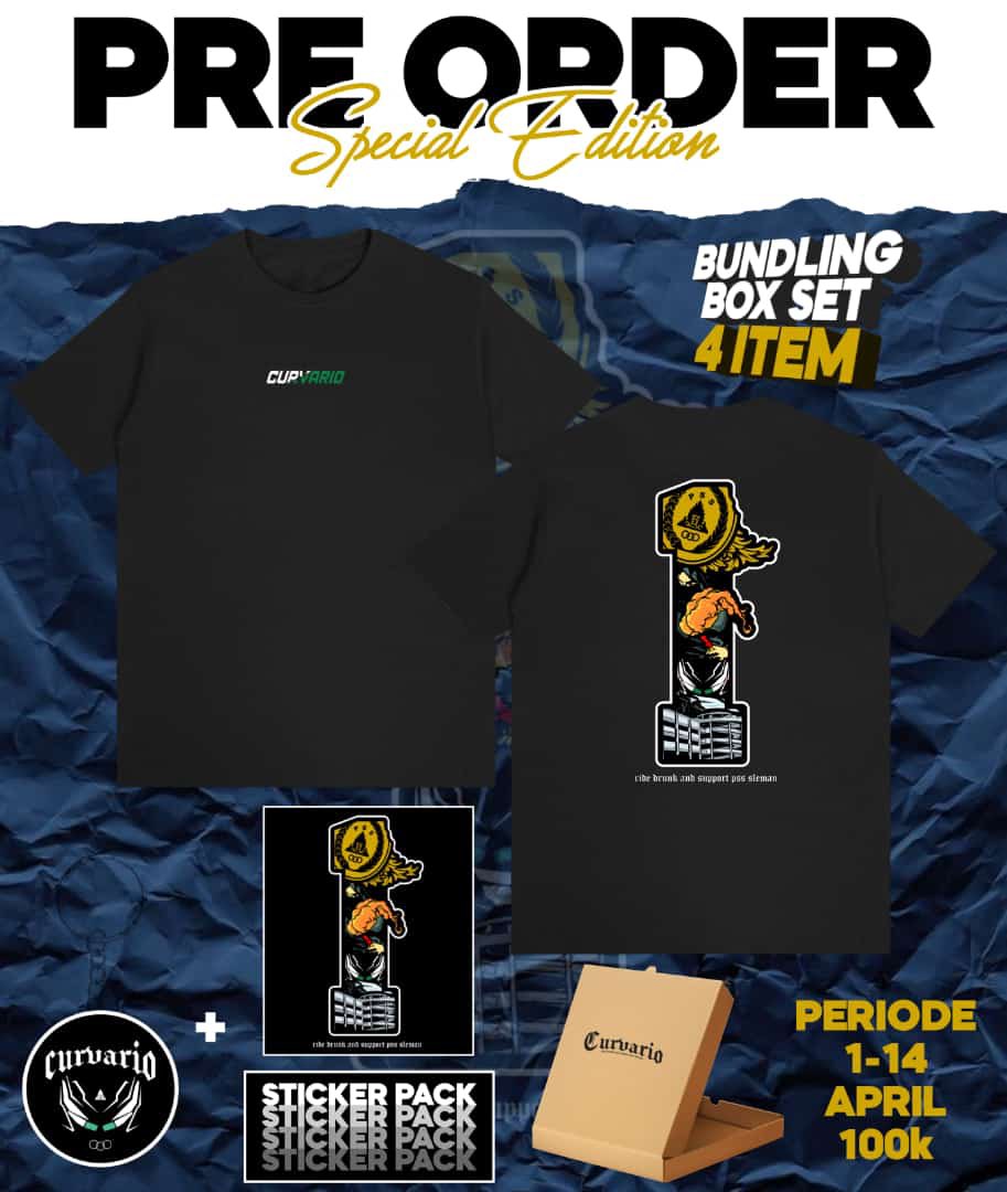 SCurvario's tweet photo. tararar gasbruh kaos per varioan

*OPEN PRE ORDER*
SPESIAL EDITION BUNDLING BOXSET

WARNA : HITAM
BAHAN : COTTON COMBAD 30S
SABLON : PLASTISOL INK
IDR : 100K
DP : 70K (LUNAS LEBIH BAIK)
XXL dst + 5K

Isi Box
1. T-Shirt
2. Gantungan Kunci
3. Stiker
4. Poster

LAST DP 14 APRIL 2021 https://t.co/xIzSfRmfgn
