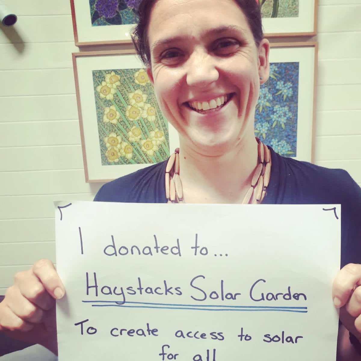 HaystacksSolar's tweet photo. Thanks to the incredible ladies who donated amongst many others and happy to make their contribution known to all!! Such legends 💜💜#haystacksbigheart #haystackssolar #solargarden #donate #donations #campaign @TheValleyCentre @CommunityPowerA @pingala_sydney @EnovaEnergy https://t.co/gopeKQD3hH