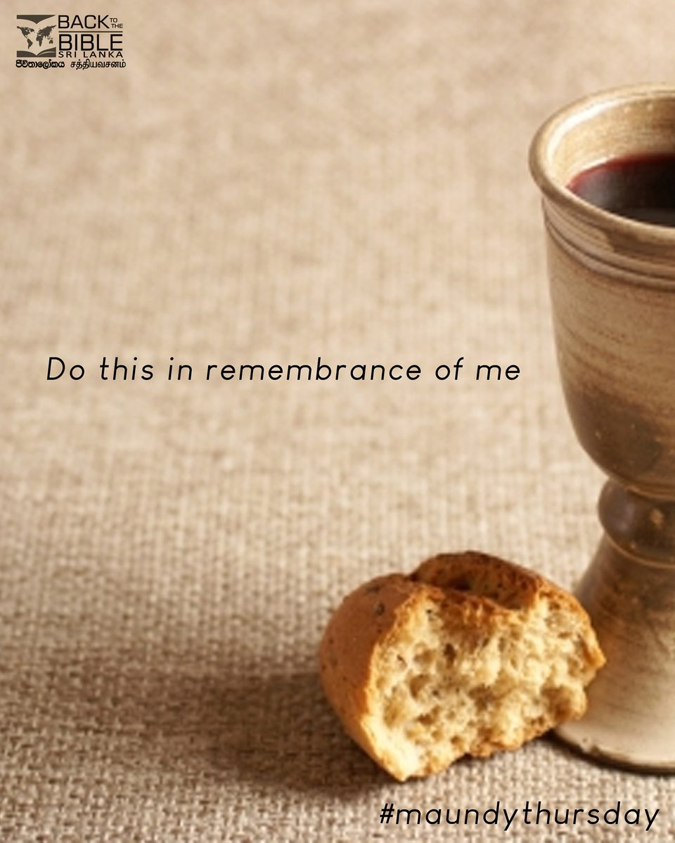 bttbsl's tweet photo. Do you know what the word Maundy means? It is Latin for 'command', and refers to #Jesus' commandment to the #disciples to "love one another as I have loved you." This is the day we commemorate the act of the breaking of bread as Jesus commanded us to do.

#MaundyThursday #love https://t.co/Mwm9EwGV2B