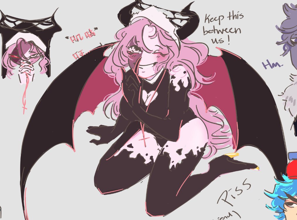 I think they're really neat! (characters: <a href="/dokkidoodlez/">.</a> )
[Ruv and Sarv doodles #fnf]