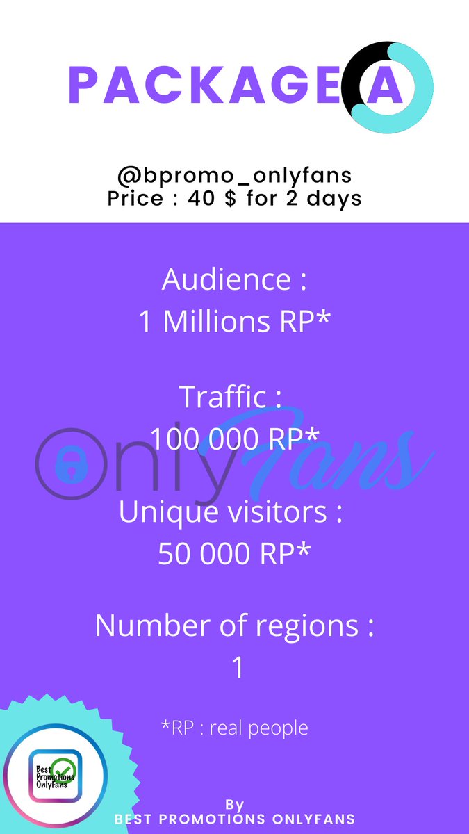 bpromo_onlyfans's tweet photo. 100% real buyers!
Natural promotion!
Authentic and active crowd!
Unlimited customer support!
High conversion rate!
SEO Optimized! #onlyfans #onlyFans #promotiononlyfans #cashapps #hot #gay #StraightToGay #straight #girlshot https://t.co/T3eXW9fsAy