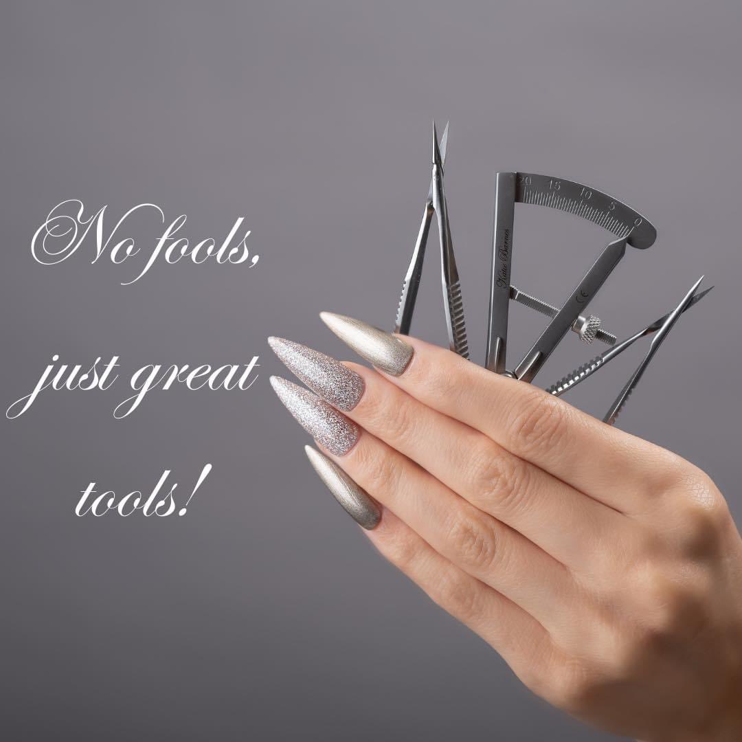 KatieBNails's tweet image. No fools here today! #AprilTools

.
.
.
.

 #nailtools #silvertools #katiebarnestoolrange #cuticletools #manicure