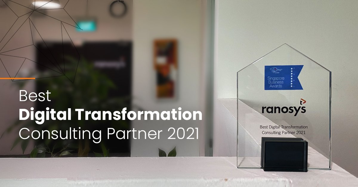 We are proud to announce that @ranosys  has been awarded  the “Best Digital Transformation Consulting Partner 2021” by APAC Insider - Singapore Business Awards.
 
The award recognizes businesses driving the industry forward with future-ready solutions.

#SingaporeBusinessAwards