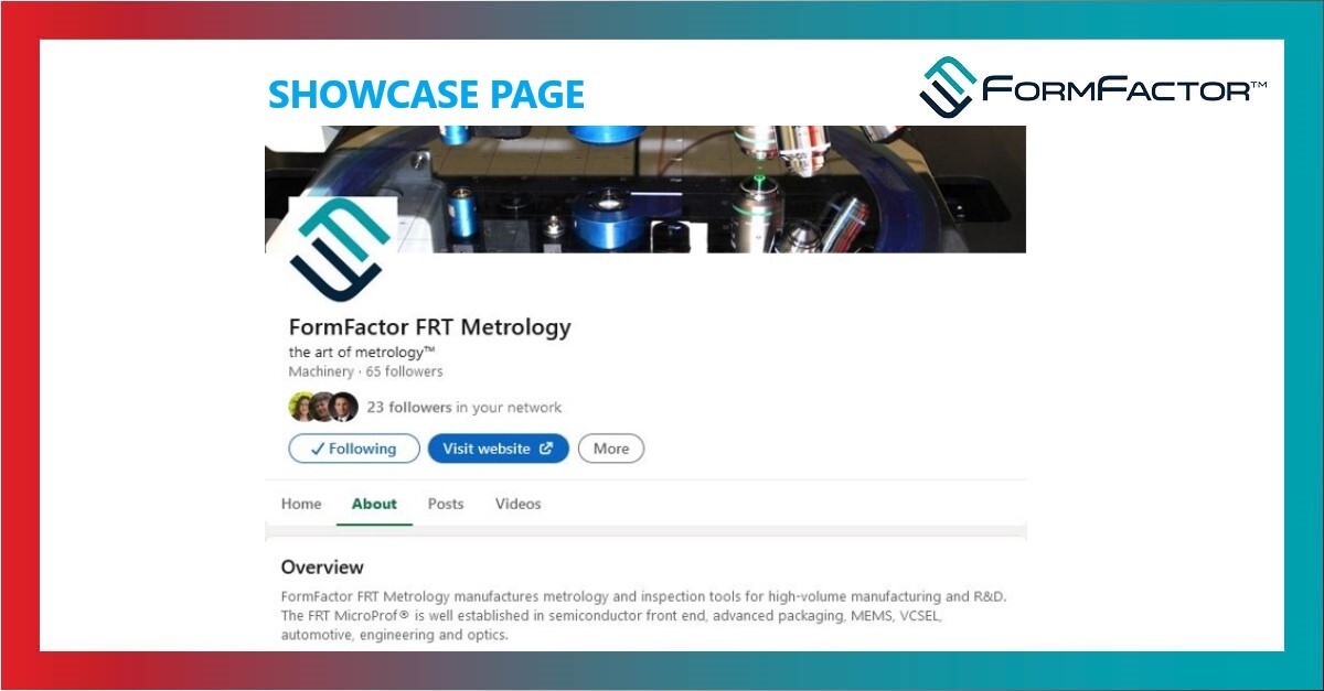 FRT a FORMFACTOR company tweet media