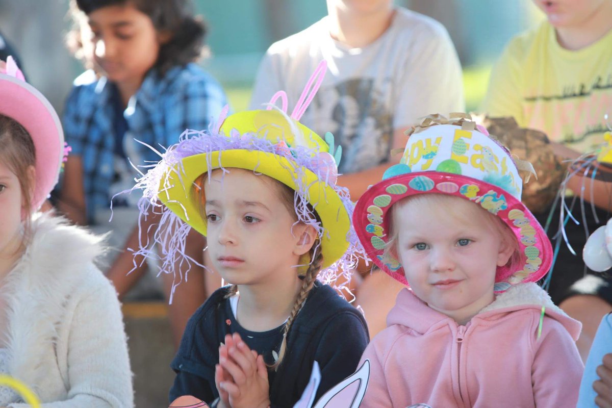 kylie_lyneham's tweet photo. Easter Hat Parade day is still one of our favourite days in the school year. The families gave our proud paraders the biggest cheers. #sackcess @m_murhan @_iEndo https://t.co/ktcy3kQYtl