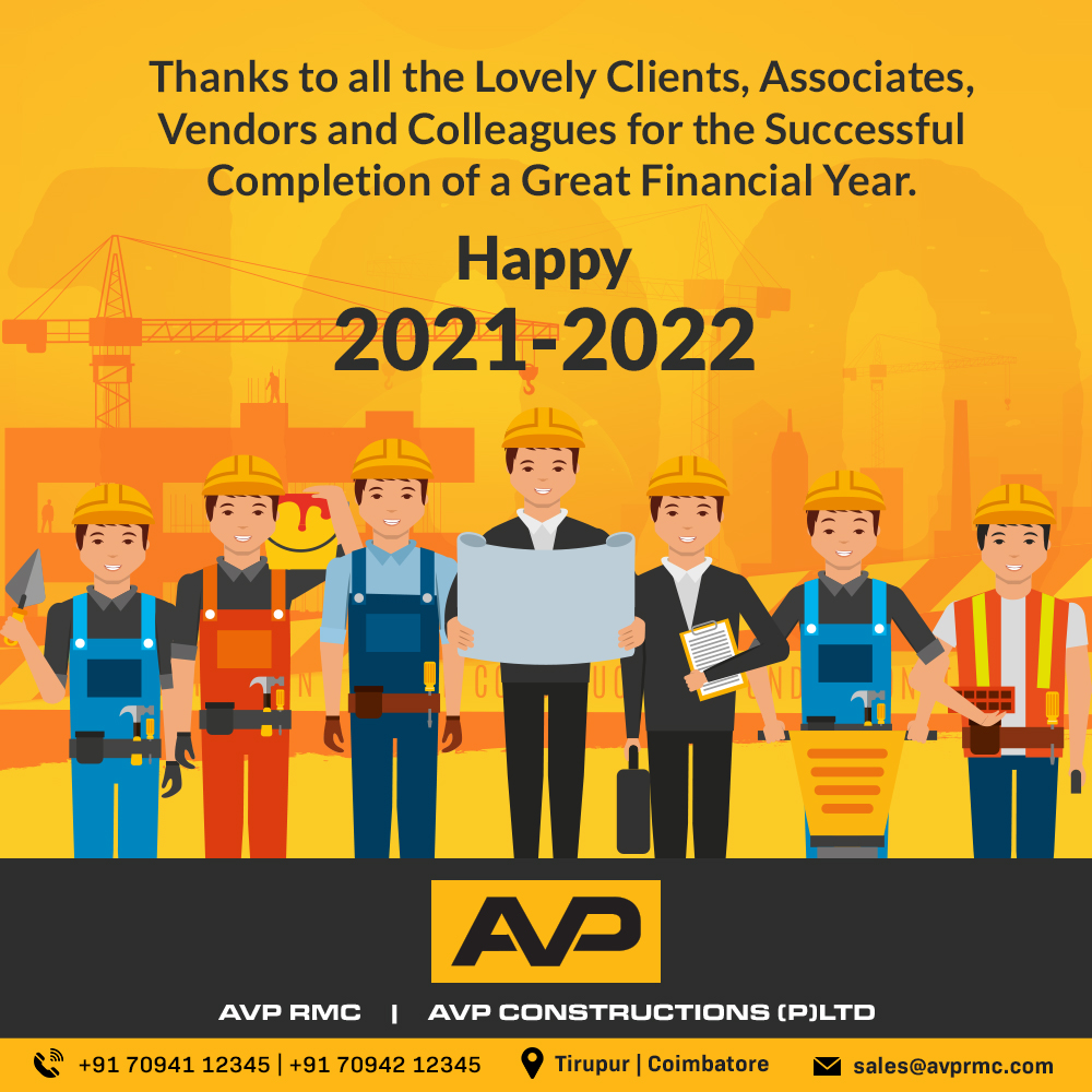 Avp Rmc On Twitter Thanks To All The Lovely Clients Associates Vendors And Colleagues For The Successful Completion Of A Great Financial Year Happy 2021 2022 Avp Rmc Tirupur Coimbatore 70941 12345 Avp 2022 Schedule