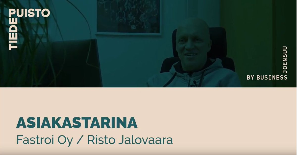 Kun #Fastroi aloitti toimintansa #Tiedepuisto'lla yrityshautomossa, oli toimistotilaa vuokrattu vain yksi pieni huone. @FastROI_Oy:n toiminnan kasvaessa myös tilan tarve kasvoi. Nyt tärkeitä ovat myös palvelut. Miksi Tiedepuisto? Katso video bit.ly/3fuLpuX #joensuu