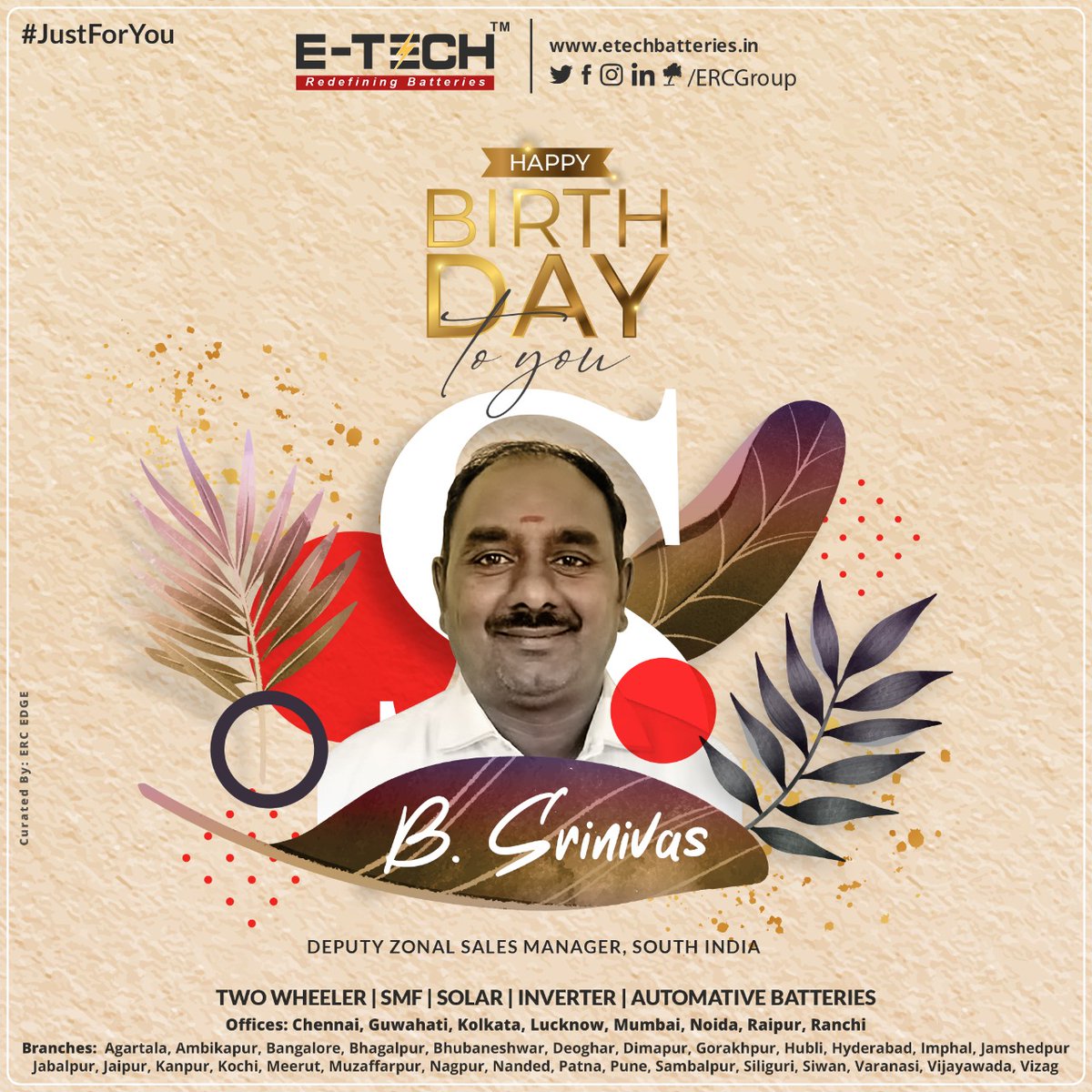 EdgeErc's tweet photo. You are a perfect example of a talented and respectful leader of Our Team, The way you manage the team is really impressive. You are the role model for our ERC GROUP

Happy Birthday, Srinivas Sir !!!

Visit our website at

https://t.co/QZVzsWPJLA
#employeebirtday #celebration https://t.co/W9dbiGhnXJ