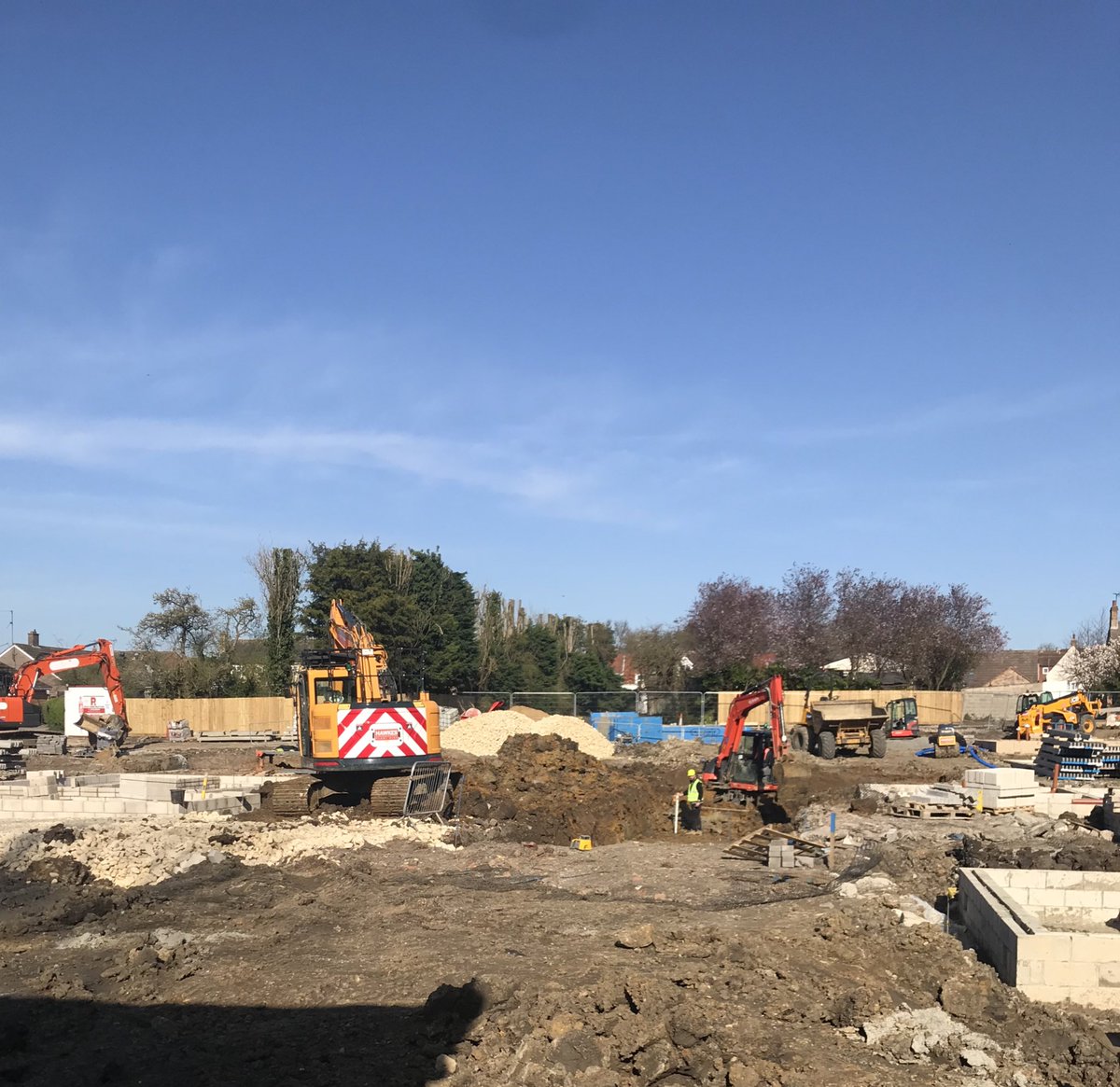 RBAMConstruct's tweet image. Building continues at our site in Yaxley, planning permission obtained on 23rd December.