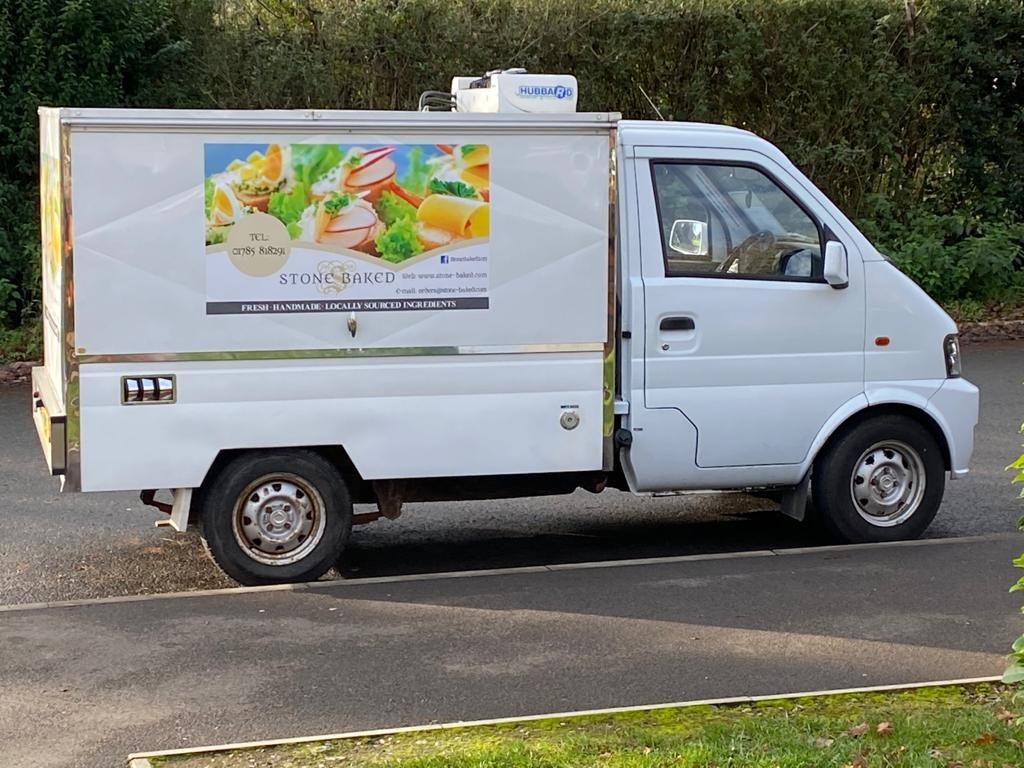 Both vans are now back on the road...beep beep!