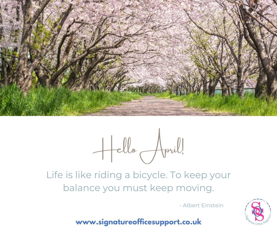 SOSVirtualAdmin's tweet image. Good Morning and Hello April! 

Hope you all have a wonderful day xxx