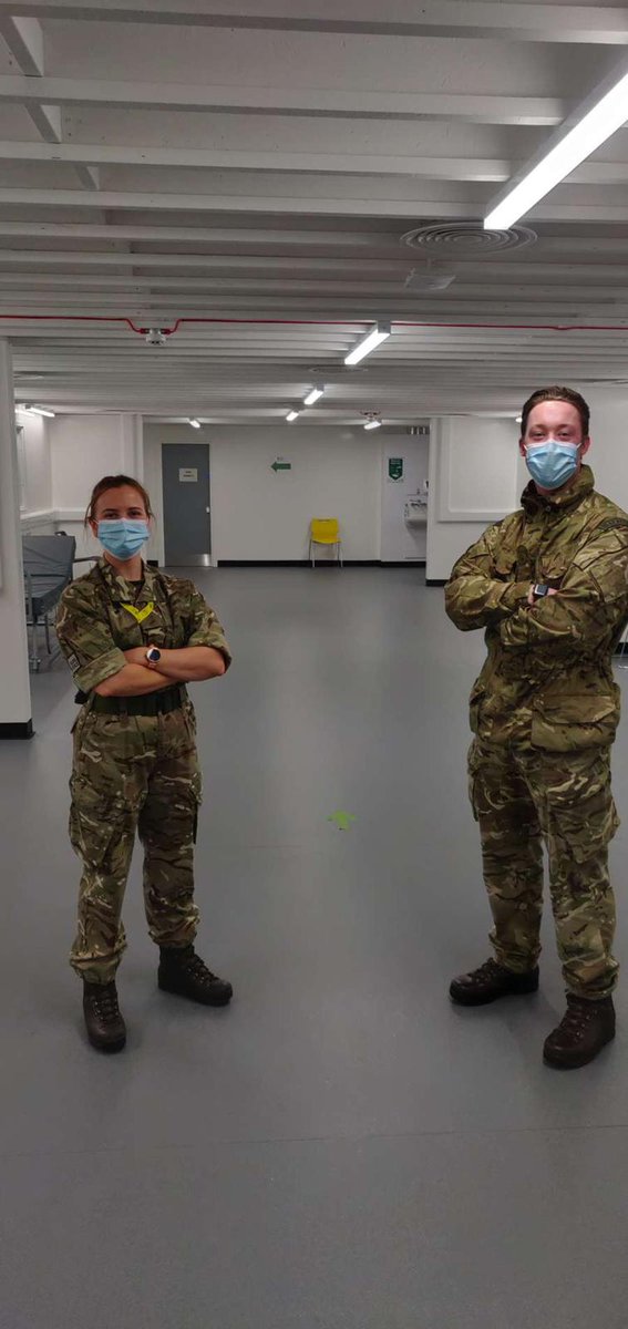 RAF_Regiment's tweet photo. RAF Regiment have been providing support to the NHS in a variety of ways on #OpRESCRIPT. From supporting the NHS in South Wales with patient lateral flow testing and general duties to working as part of a Military Assessment team for the NHS in the North West of England. https://t.co/2G5bfkhqEY