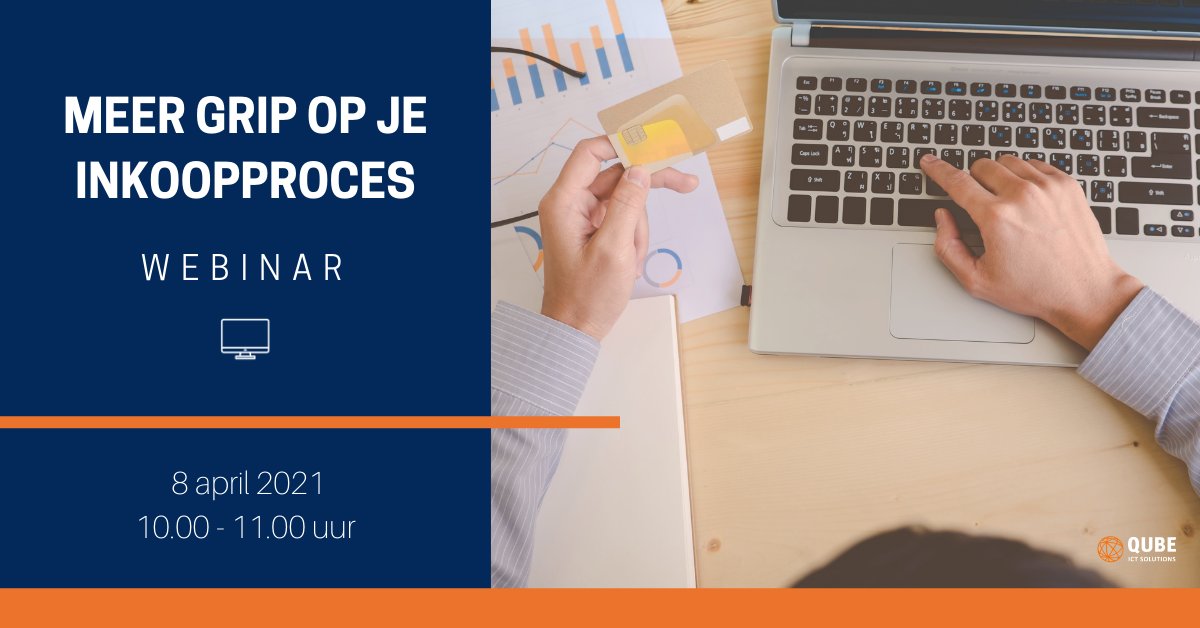 📢Mis 't niet! Volgende week donderdag organiseren wij samen met <a href="/scansys/">Scan Sys BV</a> een #webinar waarin je leert hoe je tijd en geld bespaart met een automatisch #inkoopproces. Aanmelden kan nog via: ow.ly/JFGX50Ed3yK

#puchase2pay #inkoopproces #inkoopmanagement