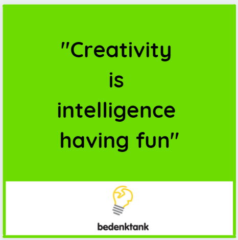 Verwondering: Wat is dat eigenlijk, ideeën bedenken?
- ik kwam op het idee
- een idee viel me in
- ik kreeg een idee
- ik bedenk een idee
- we generate ideas

De taal is er nog niet over uit of het iets actiefs of passiefs is, zo te zien.   

#ideeën #inspiratie #deBedenktank
