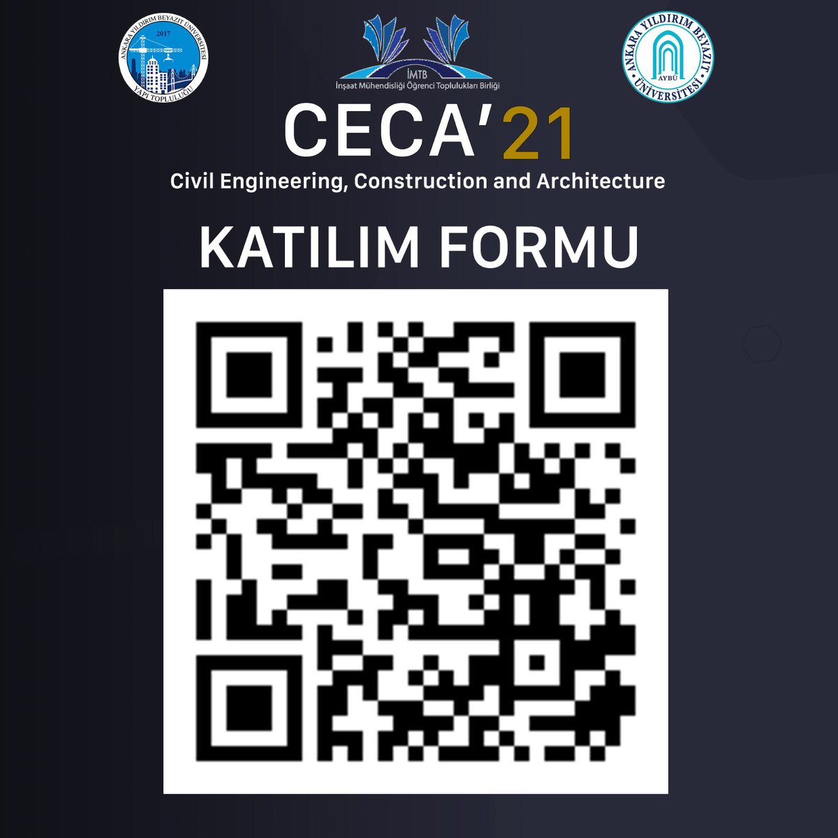 Etkinliğimizin programı aşağıdaki fotoğrafta bulunmaktadır. Katılım formuna ulaşmak için QR kodu okutup formu doldurabilirsiniz ya da instagram adresimizden forma ulaşabilirsiniz. instagram.com/aybuyap ☺️