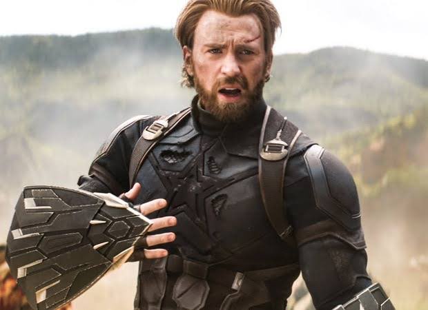 no thoughts just chris evans with this look in avengers: infinity war