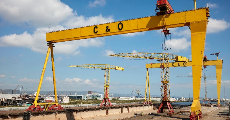 ⚡Breaking News ⚡ 2️⃣ of Northern Ireland’s most iconic treasures ☘️, everyone’s favourite crisps (yeah, us!👊) and the legendary Harland and Wolff, have today agreed to rename the famous Belfast cranes! 😲📸 
#taytohappy #todaystheday