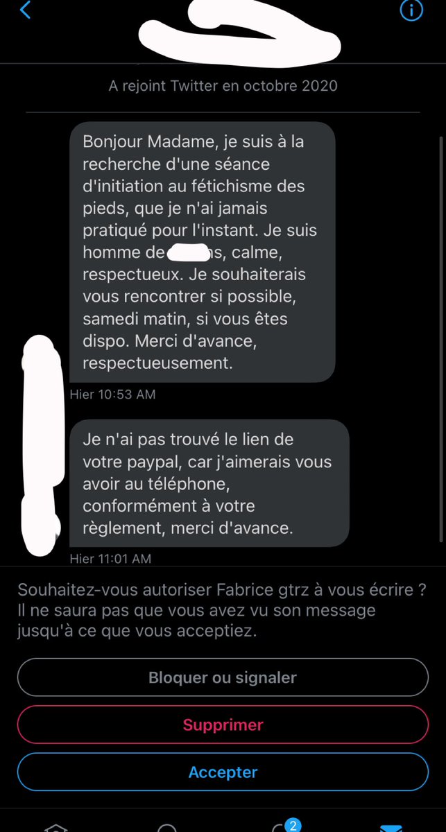 lmmkrr69's tweet photo. prenez exemple 👏 maintenant chaque demande qui ne sera pas présentée comme ça restera dans mes demandes fin comme avant lol https://t.co/bS51uSSL0f