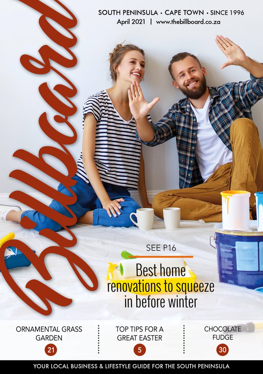 billboardsa's tweet photo. Billboard April Edition - online and in your post boxes! 

https://t.co/IaIpFfr6KL

#SupportLocal #LocalBusiness #BillboardSA #SouthPeninsula https://t.co/HTeM4h9Zxe